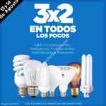 En Lowes 3x2 en todos los focos hoy 14 de agosto