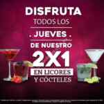 2x1 en licores y cocteles en restaurantes The Melting Pot todos los jueves