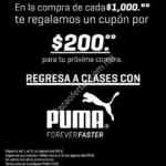 Obtén cupón de $200 por cada $1000 de compra en boutiques Puma Time