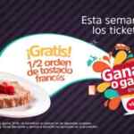 Promoción Vips Ganas o Ganas: Media orden de tostado francés GRATIS en todos los tickets esta semana