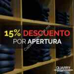 Inauguración Quarry Jeans Parque Delta 13 de agosto: 15% de descuento en toda la tienda