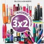 En Soriana 3x2 en todos los cosméticos del 12 al 14 de agosto