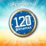 En Sony Store 120 Horas Banamex 2016 del 19 al 23 de septiembre: 7% de bonificación a 12 meses sin intereses