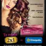 2x1 para Cinépolis en la compra de tintes Anven