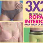 3x2 en toda la ropa interior para toda la familia en Suburbia