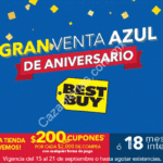 En Best Buy Venta Azul de Aniversario 15 al 21 de septiembre: $200 en cupones por cada $2,000 de compra y 18 MSI