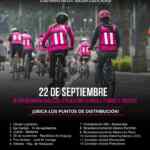 Promoción Día Mundial sin Auto 22 de septiembre: chalecos GRATIS a todos los usuarios de bicicletas