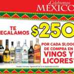 En la Comer $250 por cada $1,000 en vinos y licores del 9 al 15 de septiembre