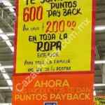 En Comercial Mexicana 600 puntos Payback por cada $200 de compra en ropa