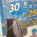 Promoción Farmacias Guadalajara canje de mochila comprando $30 + $25