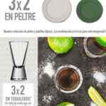 En Home Store 3x2 en peltre, vasos cerveceros y tequileros