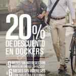 Promoción Liverpool: 20% de descuento en ropa Dockers