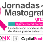 Jornadas de mastografía Gratis para la detección del cáncer de mama en CDMX del 5 al 9 de septiembre