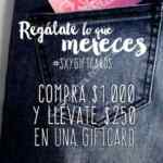 En Sexy Jeans compra $1000 y llévate una gift card de regalo de $250