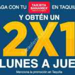 Promoción Cinépolis Banamex: 2x1 de lunes a jueves al pagar con tu tarjeta de crédito o débito