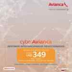 Promoción Cyber Avianca: Vuelos internacionales desde $349 dólares