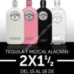 Tequila y mezcal Alacrán al 2x1 1/2 en Vinoteca México