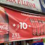 Promoción vasos Coca Cola: Compra refresco de 2.5 litros retornable + $10 y canjea uno de los 4 vasos