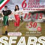 En Sears Venta Especial 14 al 19 de septiembre 2016: hasta 50% de descuento en todos los departamentos