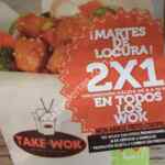 En Take A Wok 2x1 los martes de 6 a 10 pm