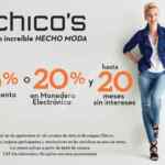 Venta Nocturna en Chico's: 25% de descuento ó 20% en monedero electrónico y hasta 20 msi