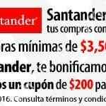 Promoción Walmart Santander: $300 de bonificación en compras de $3,500 y cupón de $200 para la siguiente compra