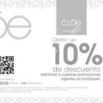 Cupón Cloe de 10% de descuento adicional en todas las tiendas