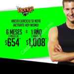 1 año de gimnasio en Bonga Gym por 2 pagos de $1,008 pesos