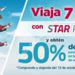 Promoción TAR Star Pass: 50% de descuento por 6 meses de 2017 al volar 7 veces