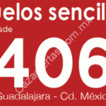 En Aeromar vuelo Guadalajara-México a $406 (redondo $1105)