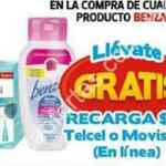 En Farmacias Guadalajara $30 de tiempo aire gratis comprando productos Benzal