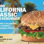 En Carls Jr nuevo combo California Classic Cheeseburger a sólo $72 de lunes a viernes
