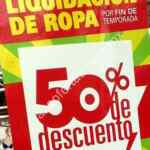 En Comercial Mexicana liquidación de ropa con hasta 50% de descuento