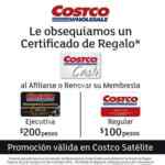 En Costco Satélite $100 en monedero al renovar tu membresía