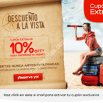 Cupón Hoteles.com de 10% de descuento en reservaciones de hotel