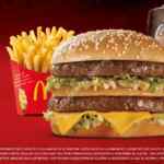 Cupón McDonalds McTrío Big Mac desde $69 pesos hasta el 13 de noviembre