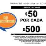 Mi Chedraui nuevo Programa de Lealtad: cupón de $50 de descuento por cada $500 de compra por registrarte