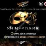Boletos gratis para la fiesta de Halloween Shine in the Dark en la compra de 2 six pack de Miller (Guadalajara)