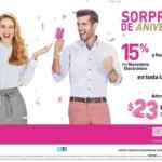 Sorpresas de Aniversario Liverpool 2016: 15% en monedero y 15 meses sin intereses en toda la tienda