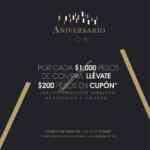 Aniversario LOB 2016: $200 en cupón por cada $1,000 de compra en toda la tienda