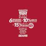 Maratón Levis en Sears: 10% de descuento o 6 meses sin intereses en jeans Levi's