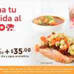 Cupón 100% Natural de sopa y bebida por $35 al pedir un plato fuerte