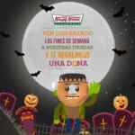 Promoción Krispy Kreme Halloween: Dona GRATIS si vas disfrazado los fines de semana