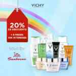 En Sanborns 20% de descuento en toda la marca Vichy + 6 meses sin intereses