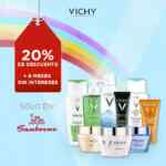 En Sanborns 20% de descuento en toda la marca Vichy + 6 meses sin intereses