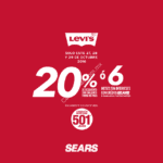 En Sears 20% de descuento en Levi's o 6 meses sin intereses