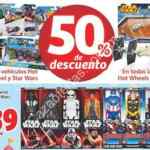 En Soriana Mercado 50% de descuento en vehículos Hot Wheels y Star Wars