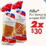 En Superama pan de caja Filler 850 gr. a 2x$30