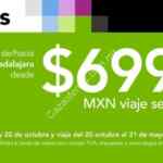 Vuelos desde y hacia Monterrey y Guadalajara desde $699 en Volaris hoy 20 de octubre