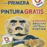 Promoción Berel Pintura gratis y también brochas y rodillos para pintar